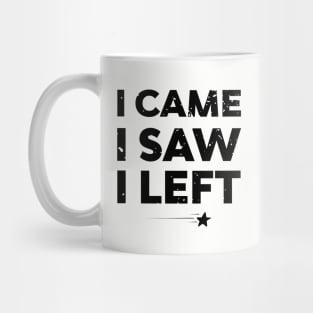 Antisocial I Came I Saw I Left Mug